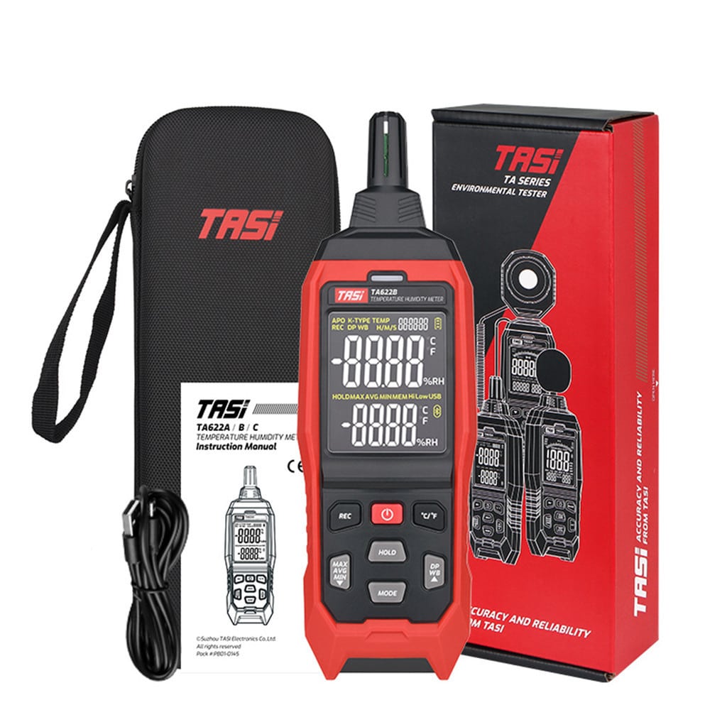 TASI TA622C Temperature Humidity Meter Data Logger