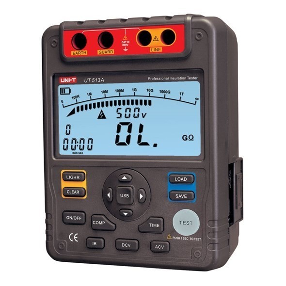 UNI-T UT513A Insulation Resistance Tester 5000V - Image 2