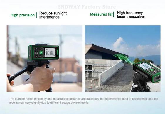SNDWAY SW-150GS Green Laser Distance Meter - Image 2