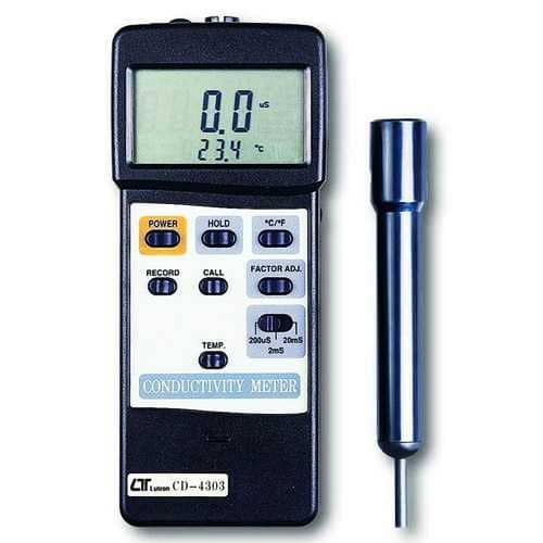 Lutron CD-4303 Conductivity Meter Super Large LCD Display - Image 2