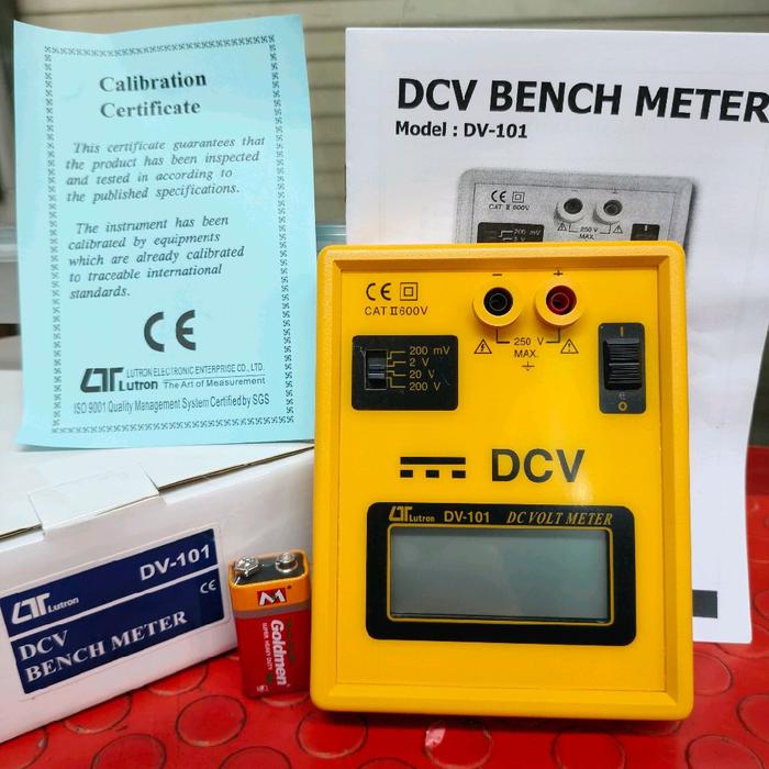 Lutron DV-101 DC Volt Bench Meter - Image 2
