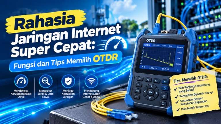 Rahasia Jaringan Internet Super Cepat: Fungsi dan Tips Memilih OTDR
