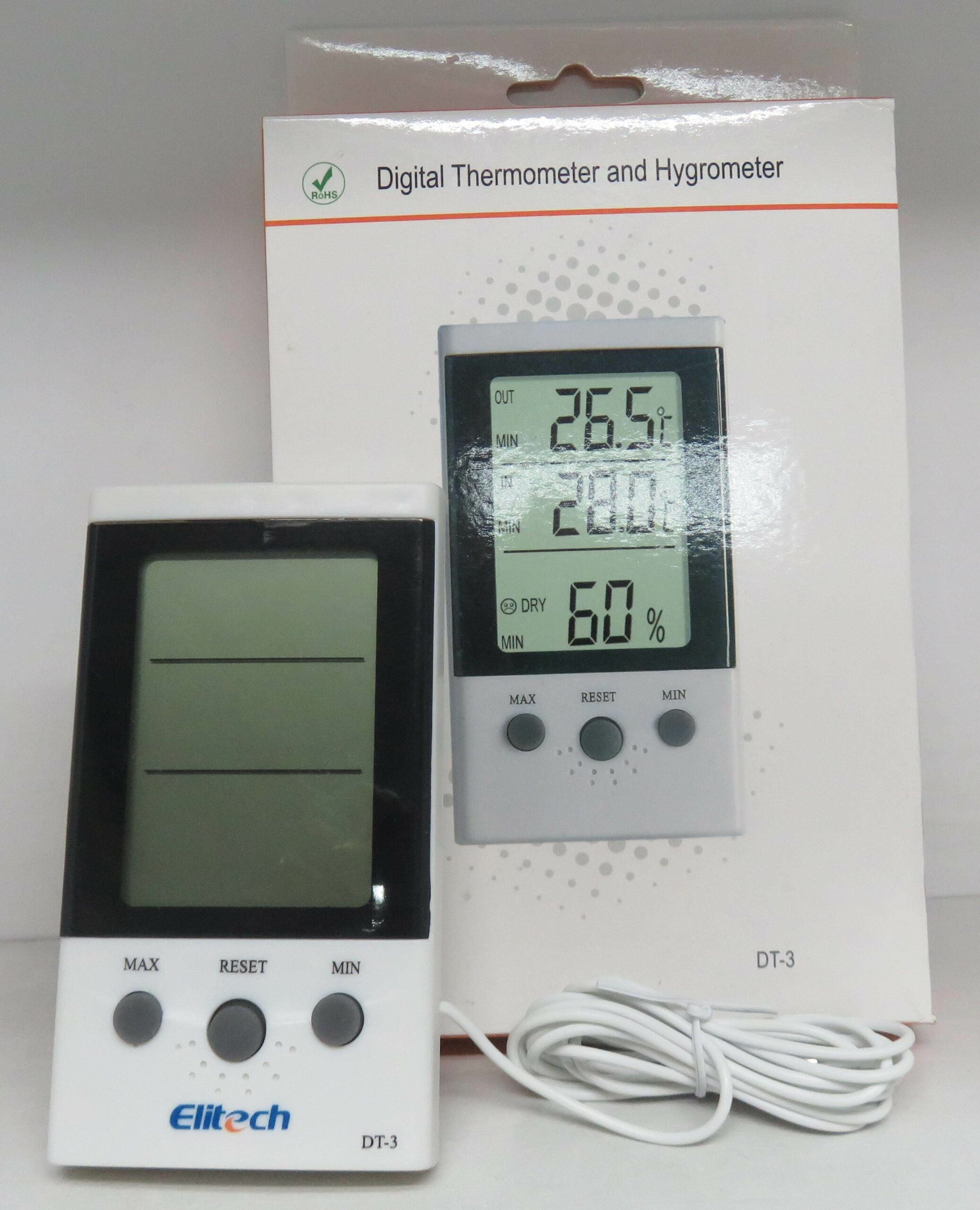 Elitech DT-3 Digital Thermometer Hygrometer - Image 2