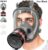 Full face respirator – mask with 40 mm gas filter canister for