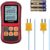 Proster Digital Thermocouple Temperature Thermometer With Two KType