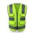 High Vis Safety Vest Fluorescent Yellow Gilet Construction Traffic