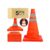 5 Pack 18 Inch Collapsible Traffic Safety Cones