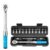 Set Alat Reparasi Kunci Pas Torque Wrench Two-way Spanner 2-14nm 25PCS
